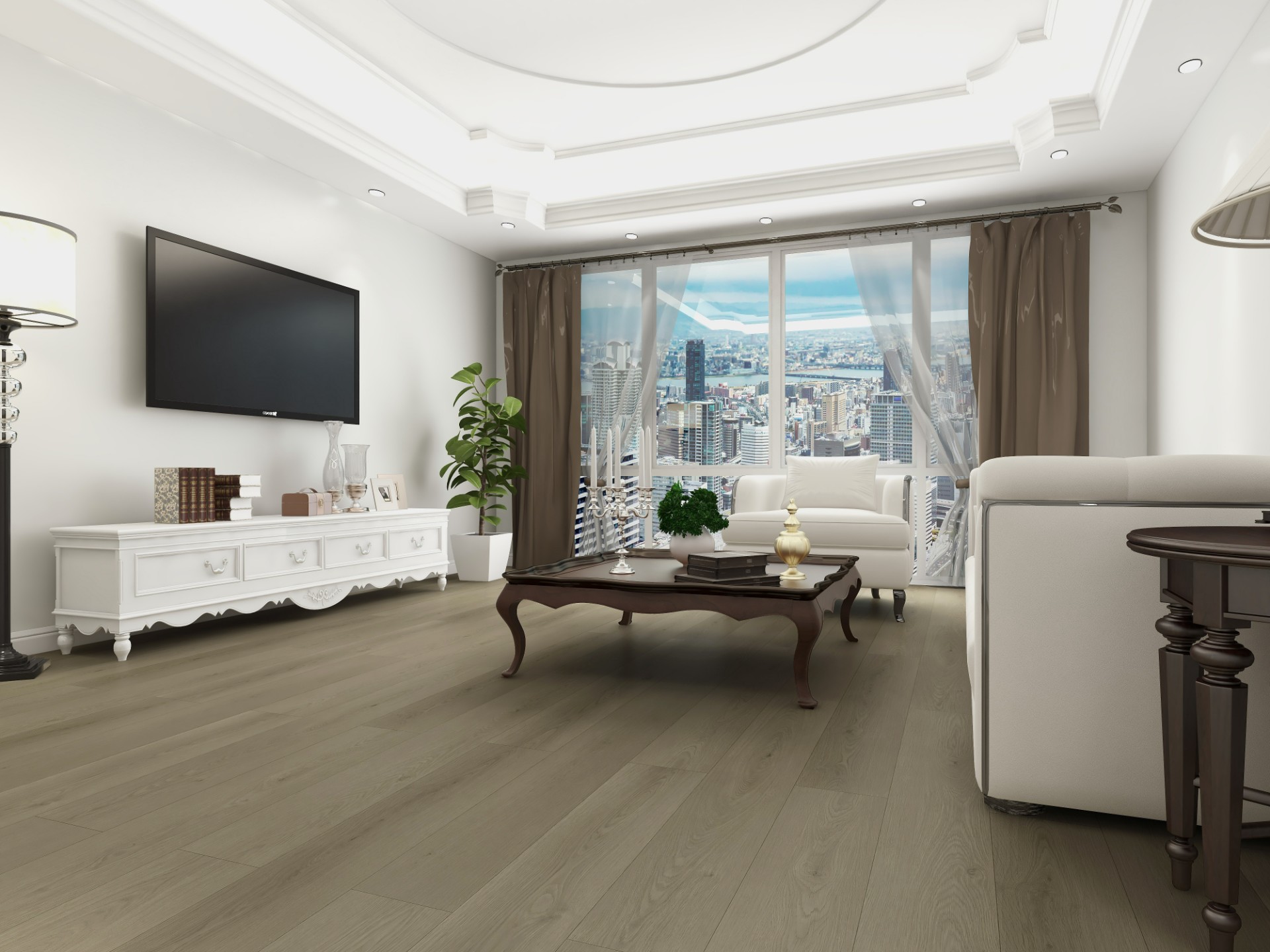 8.3mm Wax Coating HDF Laminated Floor LXW23019-8
