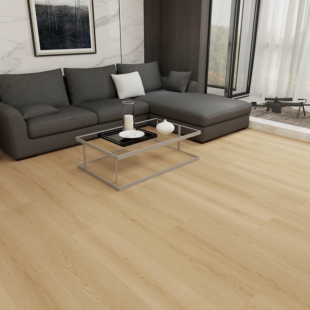 Wide 10mm Moisture Resistant Mdf Composite Laminate Flooring LXW24001-8A